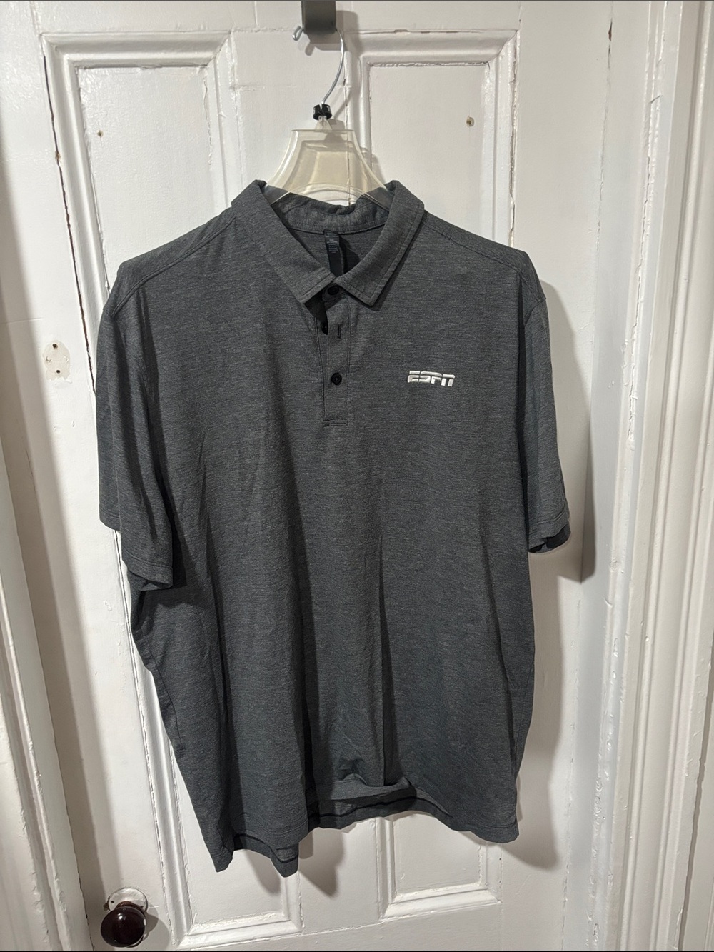 ESPN lululemon athletica Men's Dark Gray Performance Polo